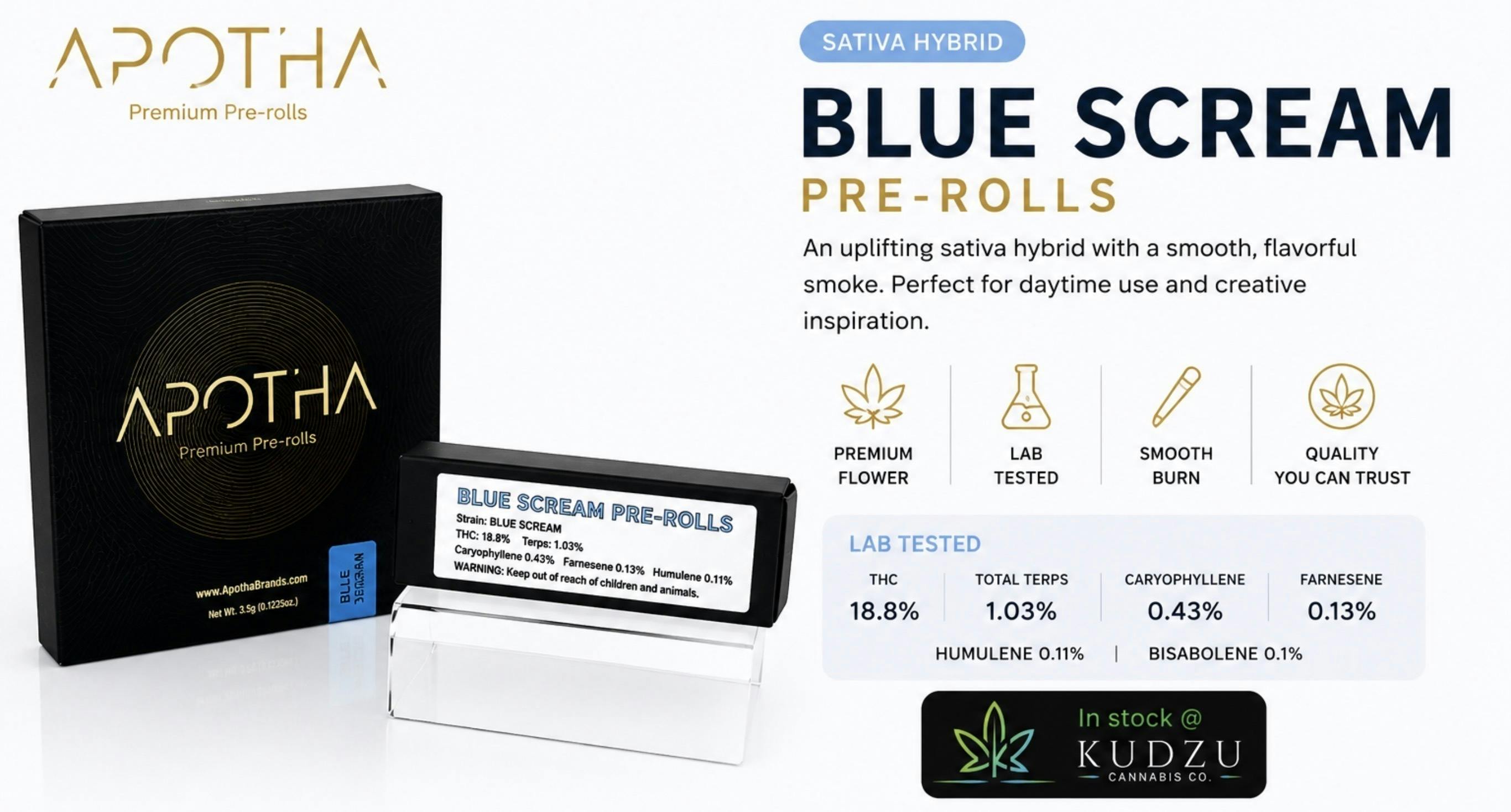 Blue Scream | Joints | 0.5g | 7pk at Star Buds Medical Cannabis Dispensary Greenwood