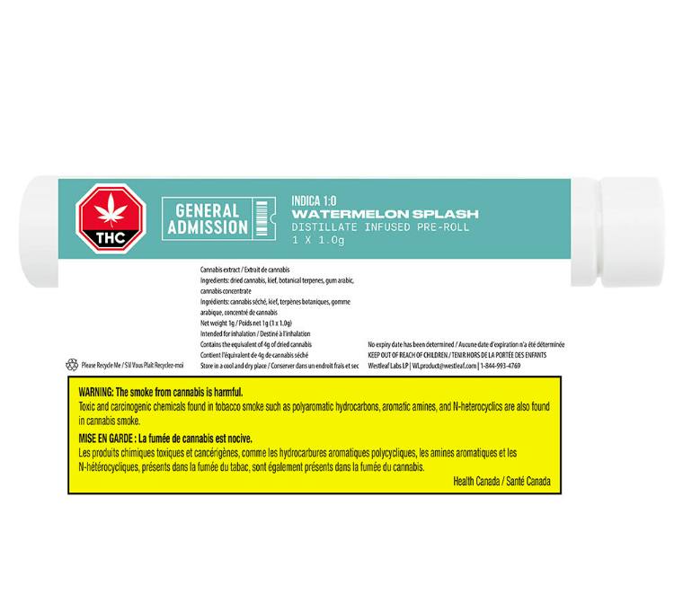Watermelon Splash | Infused Joint | 1g