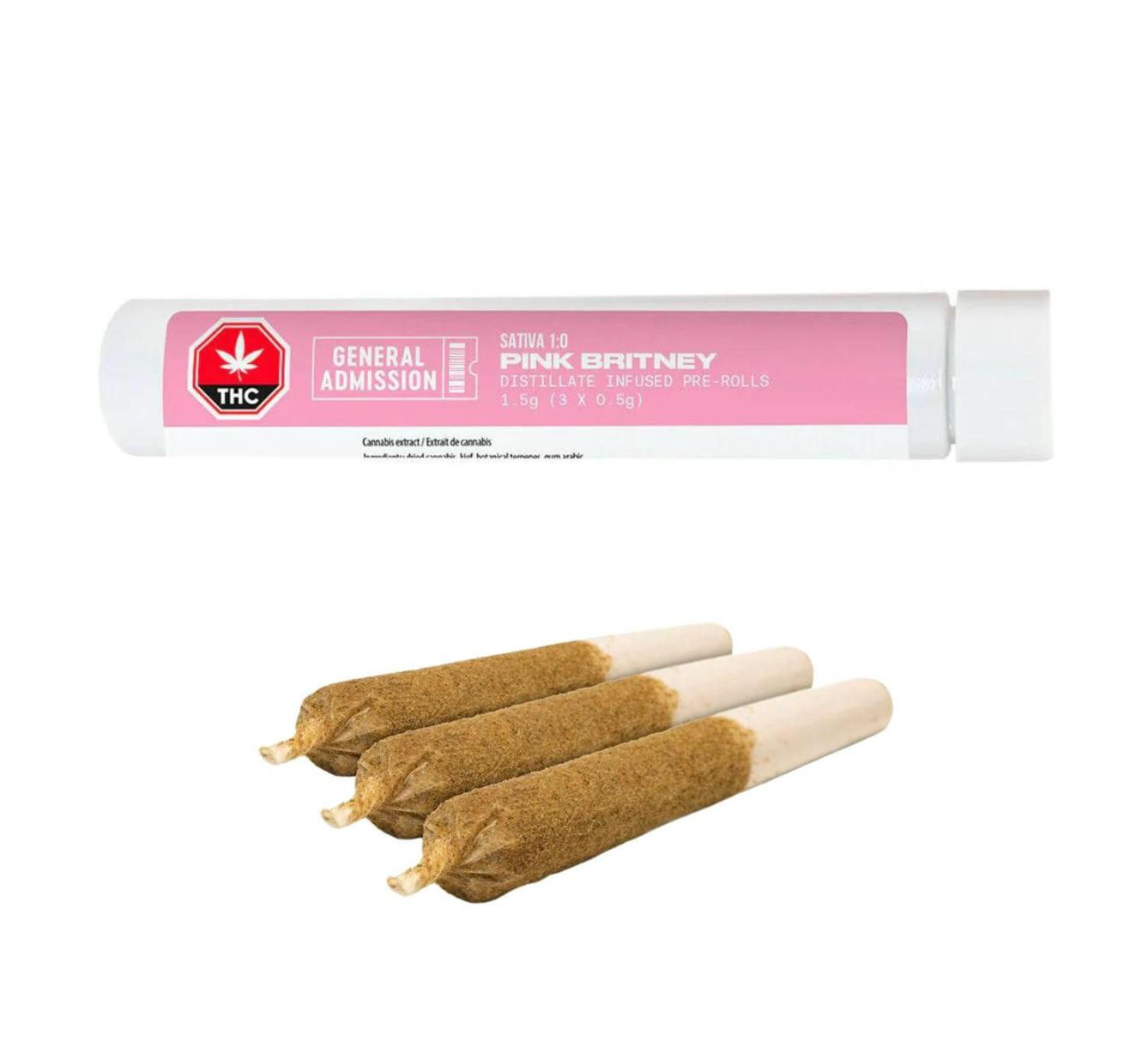 Pink Britney | Infused Minis | 0.5g each | 3pk