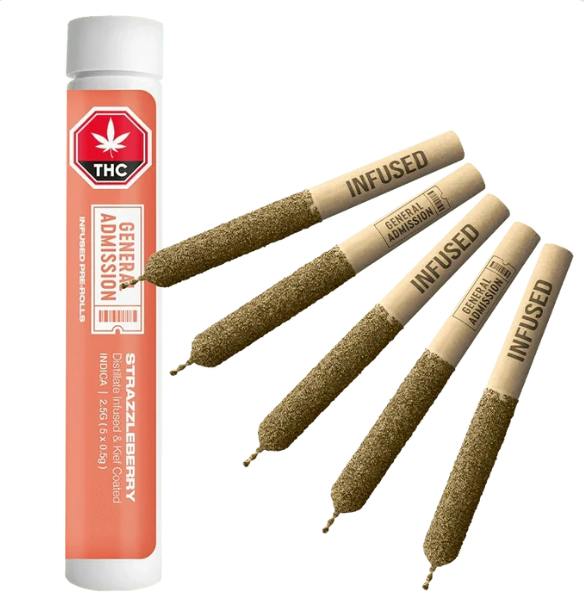 Strazzleberry | Infused Minis | 0.5g each | 5pk