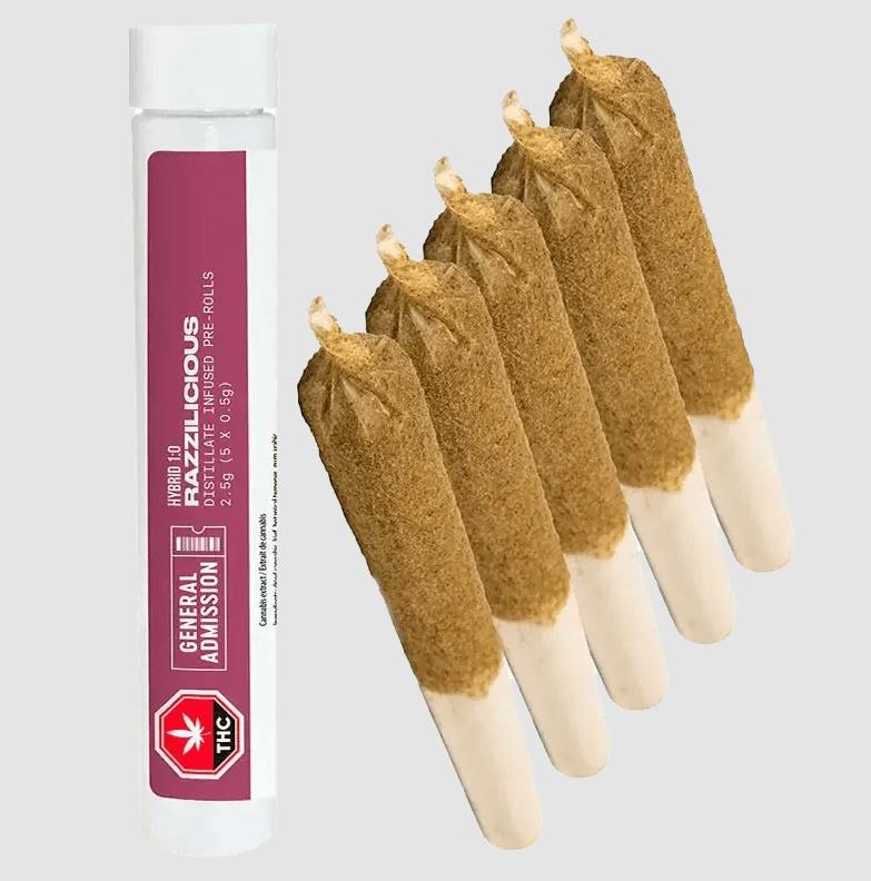 Razzilicious | Infused Minis | 0.5g each | 5pk
