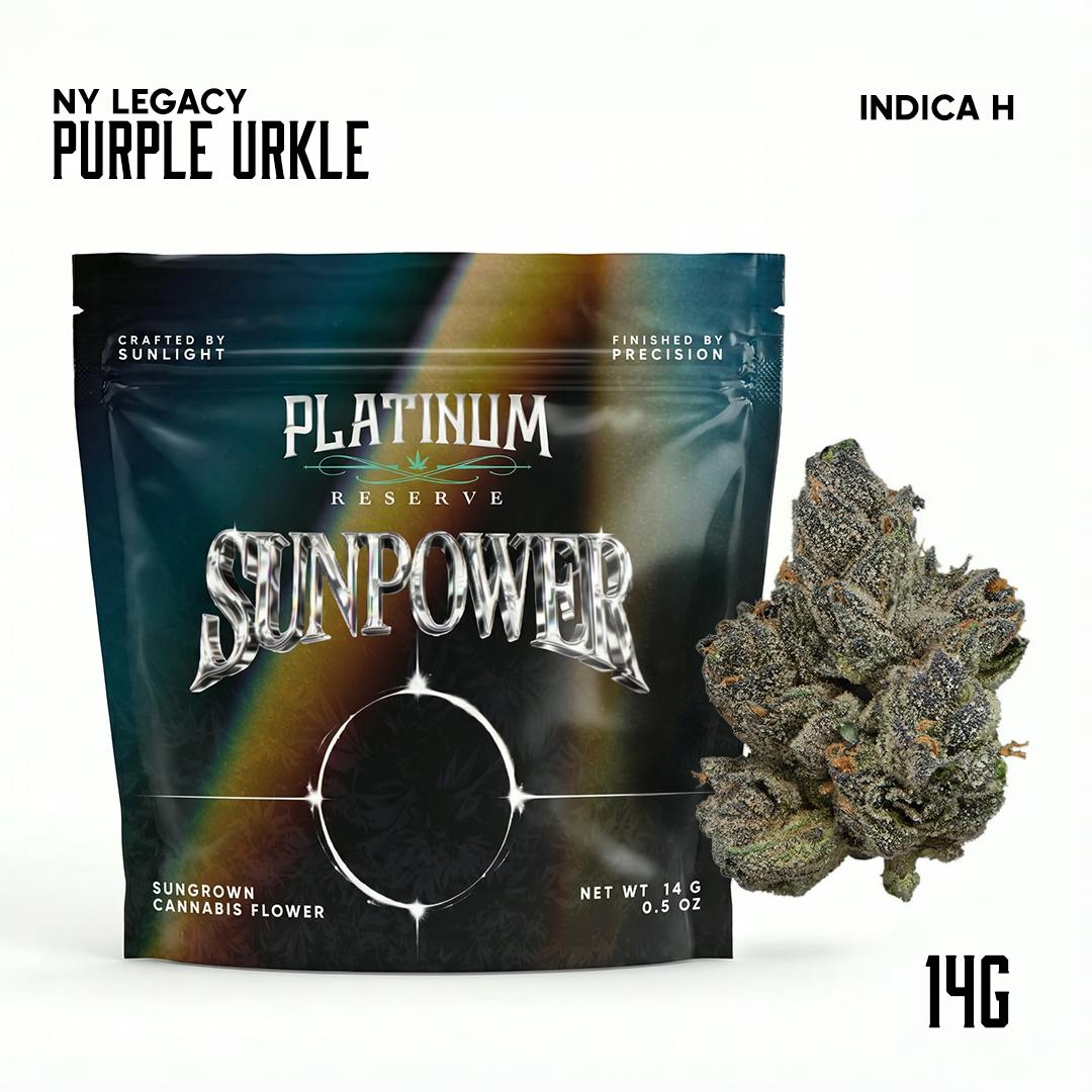 Platinum Reserve I Purple Urkle | Sun Grown I Big Buds | 14g by Platinum Reserve