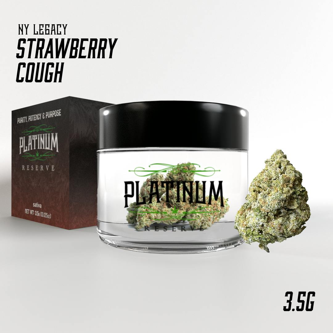 Strawberry Cough | Big Buds | 3.5g at Strain Stars Riverhead