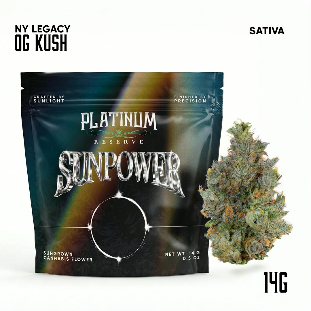 Platinum Reserve I OG Kush | Sun Grown I Big Buds | 14g by Platinum Reserve