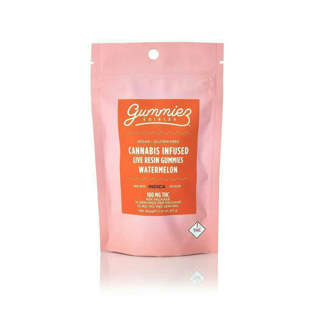 Sweet Watermelon Live Resin Gummies | 100mg | 10ct | 10mg/ea at Speakeasy Dispensary