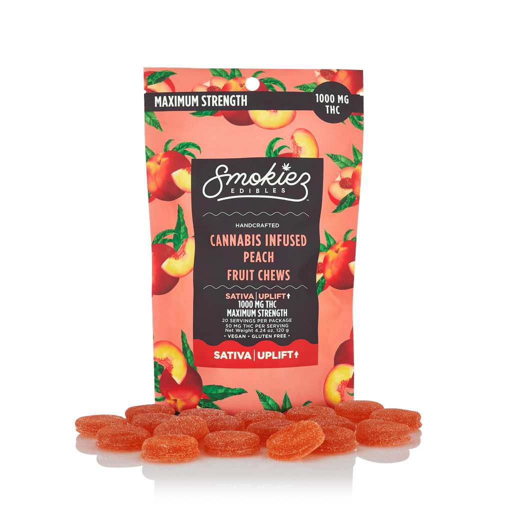 Sweet Peach Gummies | 1000mg | 20ct | 50mg/ea
