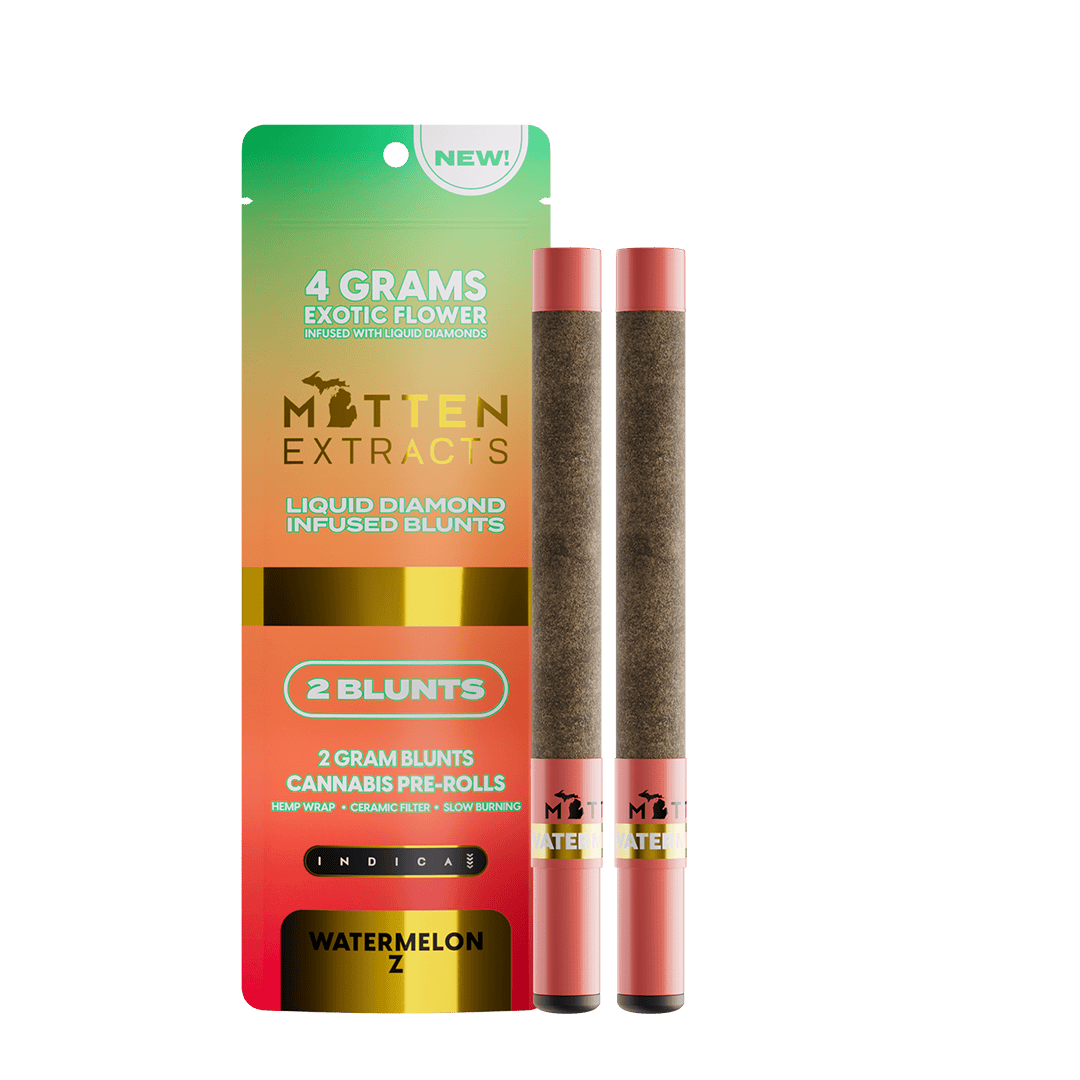 Mitten Extracts Watermelon Z Infused Blunts | 4g