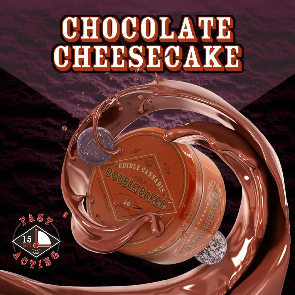 Chocolate Cheesecake Bites | Chocolates | 20pk | 5mg/ea