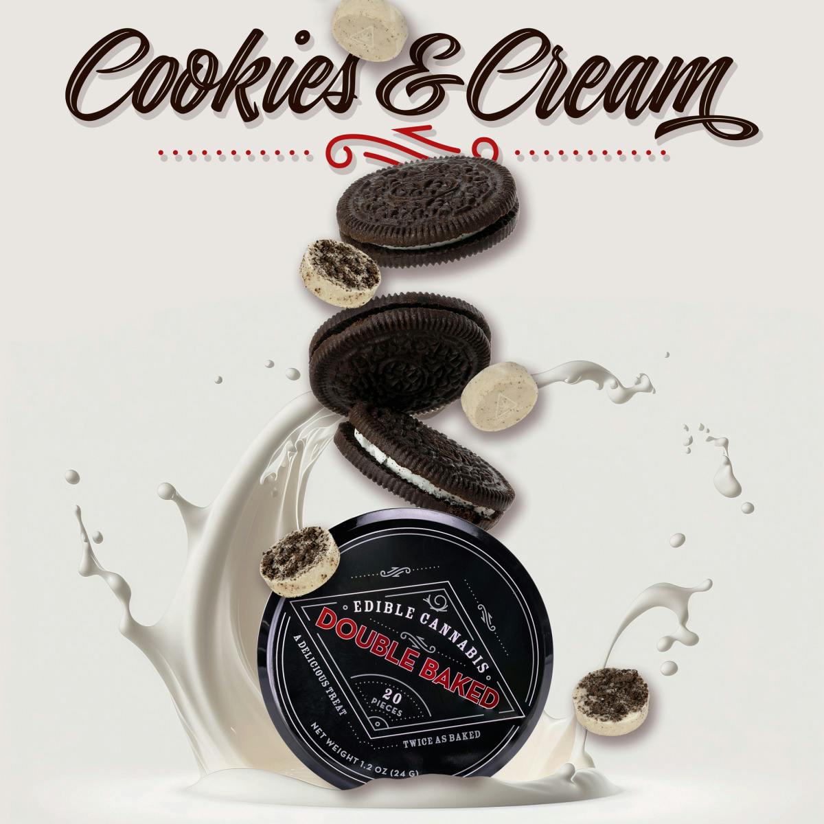 Cookies & Cream | Chocolates | 20pk | 5mg/ea