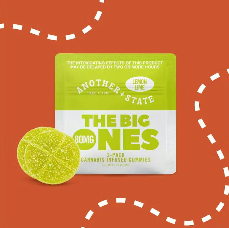 SOUR LEMON LIME | MACRO GUMMY | 2-PACK | 40MG EACH | Gummies | 2pk | 40mg/e at Social Dispensary Bridgeton