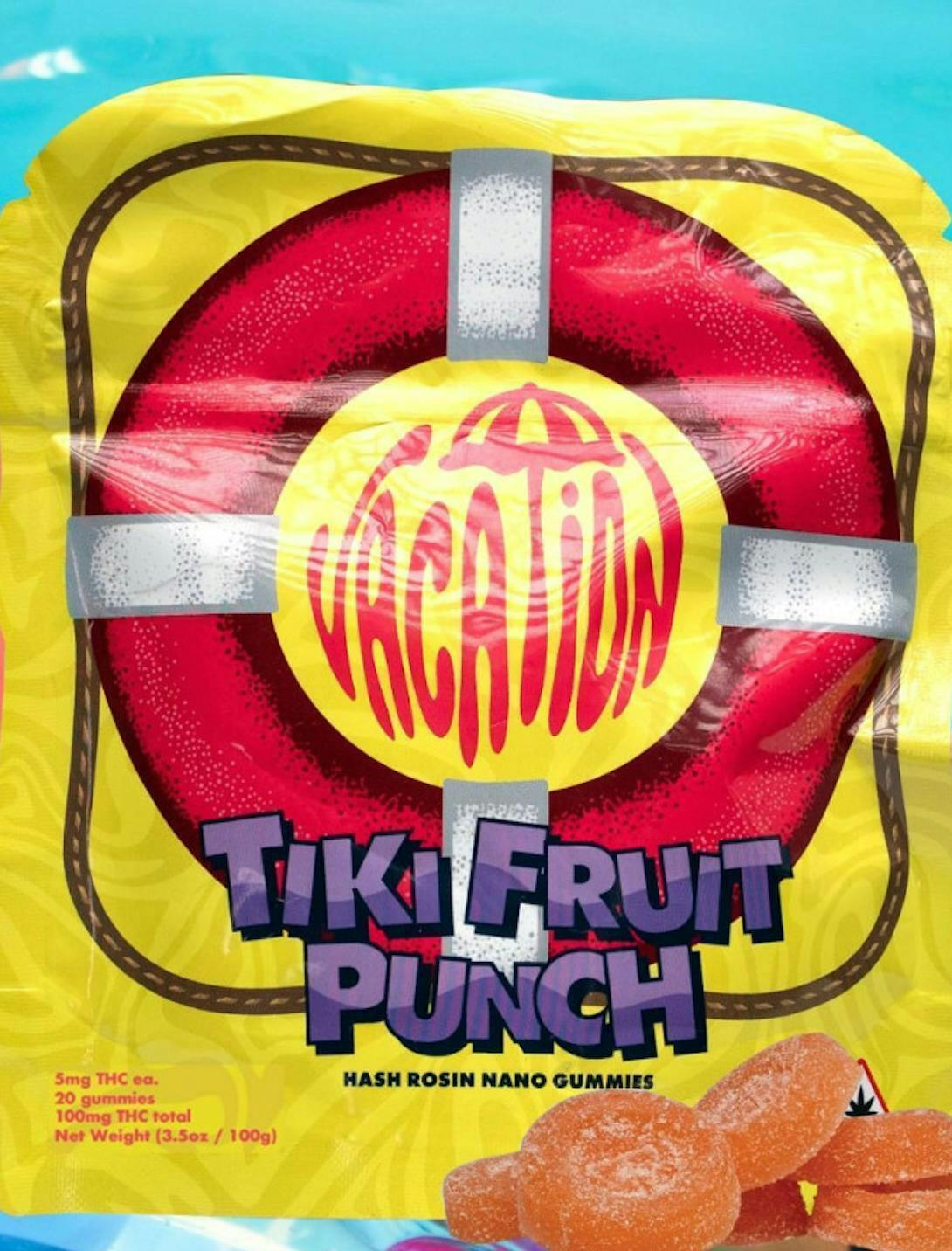 Tiki Fruit Punch Hash Rosin Gummy Rings | Gummies | 20pk | 5mg/ea