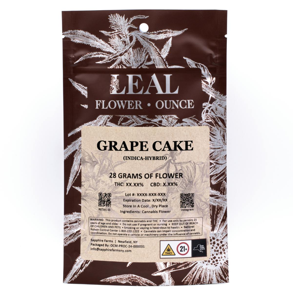 Grape Cake | Big Buds | 28g by Leal