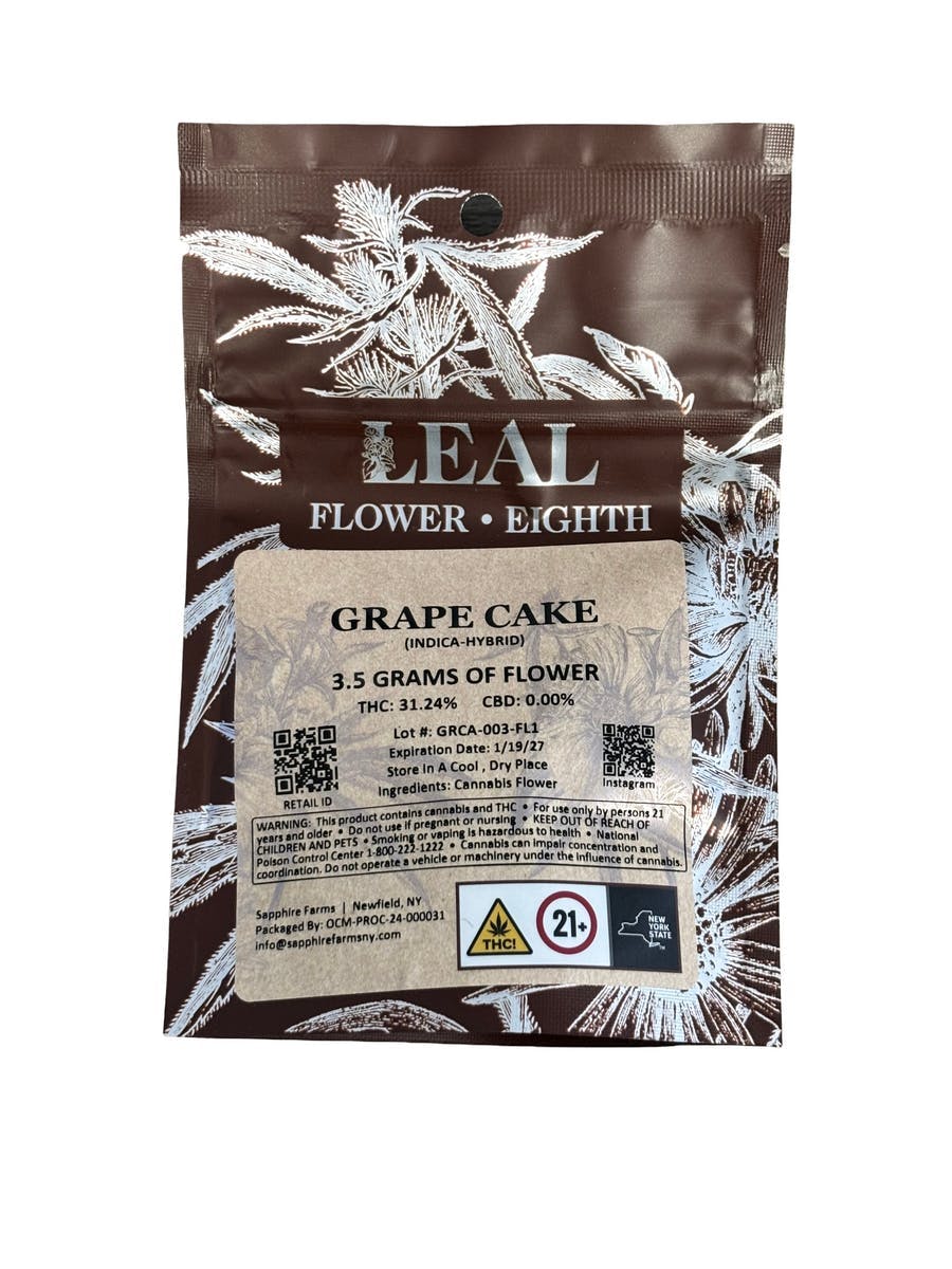 Grape Cake | Big Buds | 3.5g by Leal