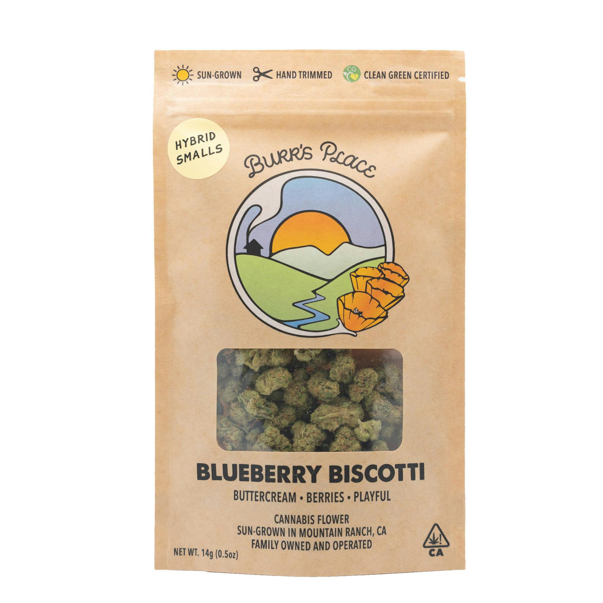 Burr's Place — Blueberry Biscotti