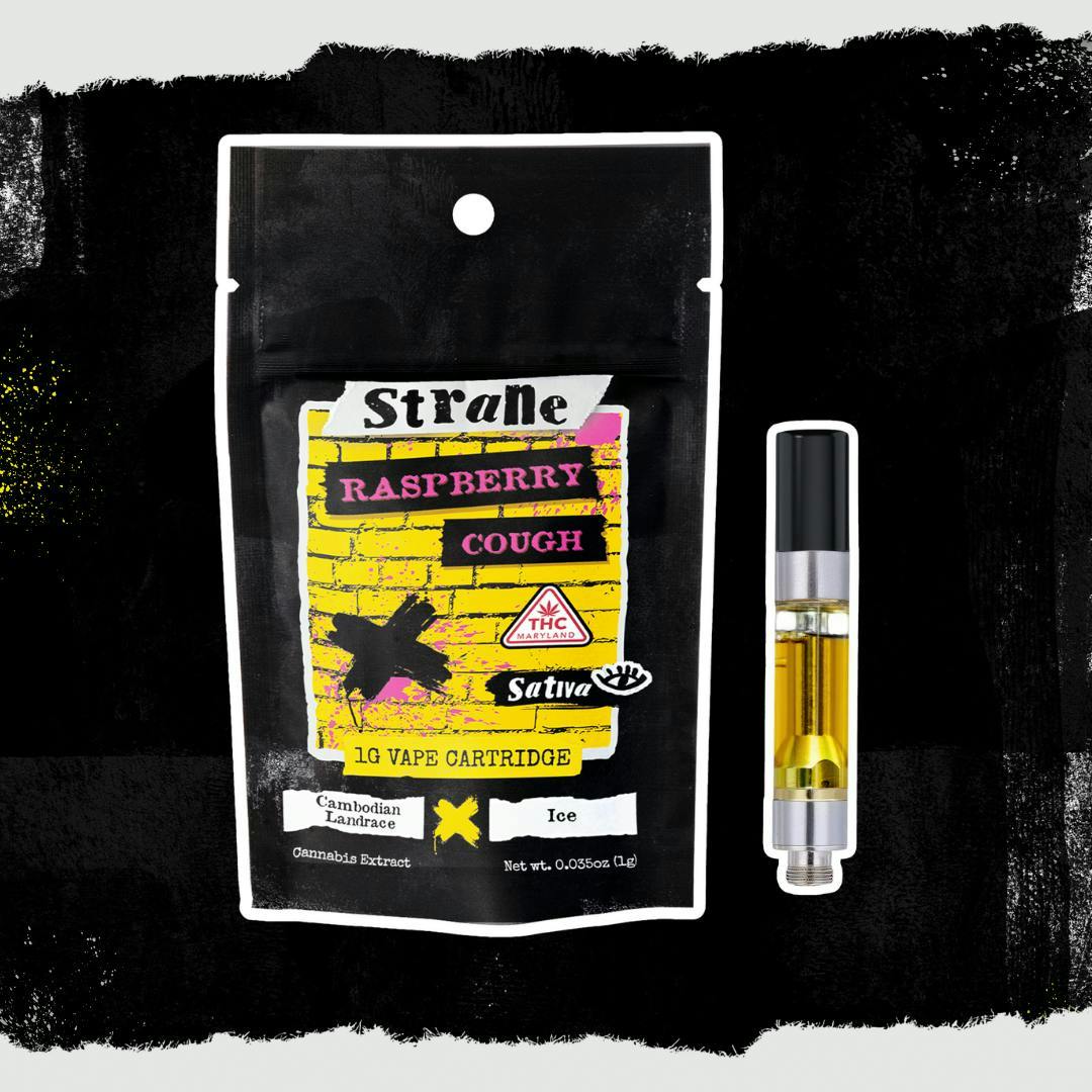 Raspberry Cough | 510 Cartridge | 1g by Strane