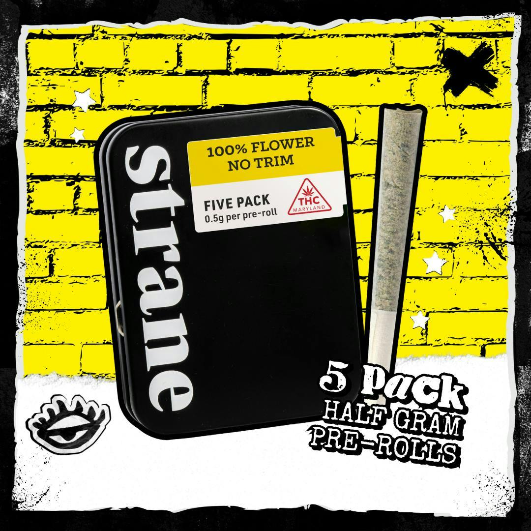 Frosted Jungle | Mini Joints | 0.5g | 5pk by Strane