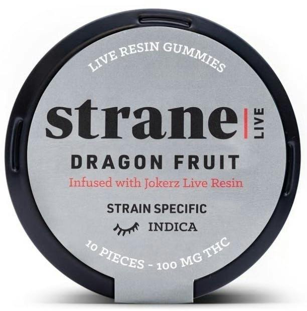 Dragon Fruit | Live Resin | Gummies | 100mg | 10pk | 10mg/ea by Strane