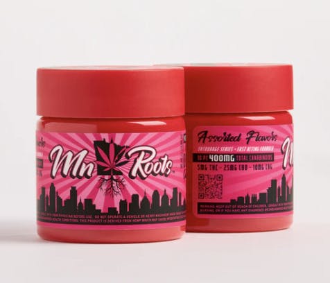 MN Roots | Entourage Series | Indica | Assorted | Gummies | 80pk | 5mg/ea at MN Roots Dispensary Alexandria