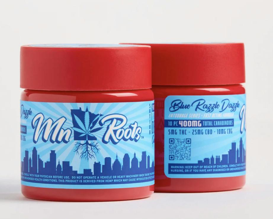 Blue Razzle Dazzle | Gummies | 10pk | 5mg/ea at MN Roots Dispensary Alexandria