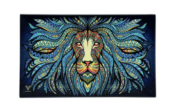 Glass Rollling Trays - Medium - Tribal Lion | Accessories