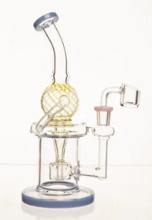 Sphere Recycler - 9" - Blue | Dab Rigs