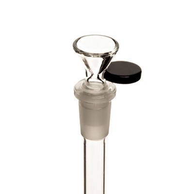 Bowl - Round Handle - 18mm - Black | Bongs | Bowls
