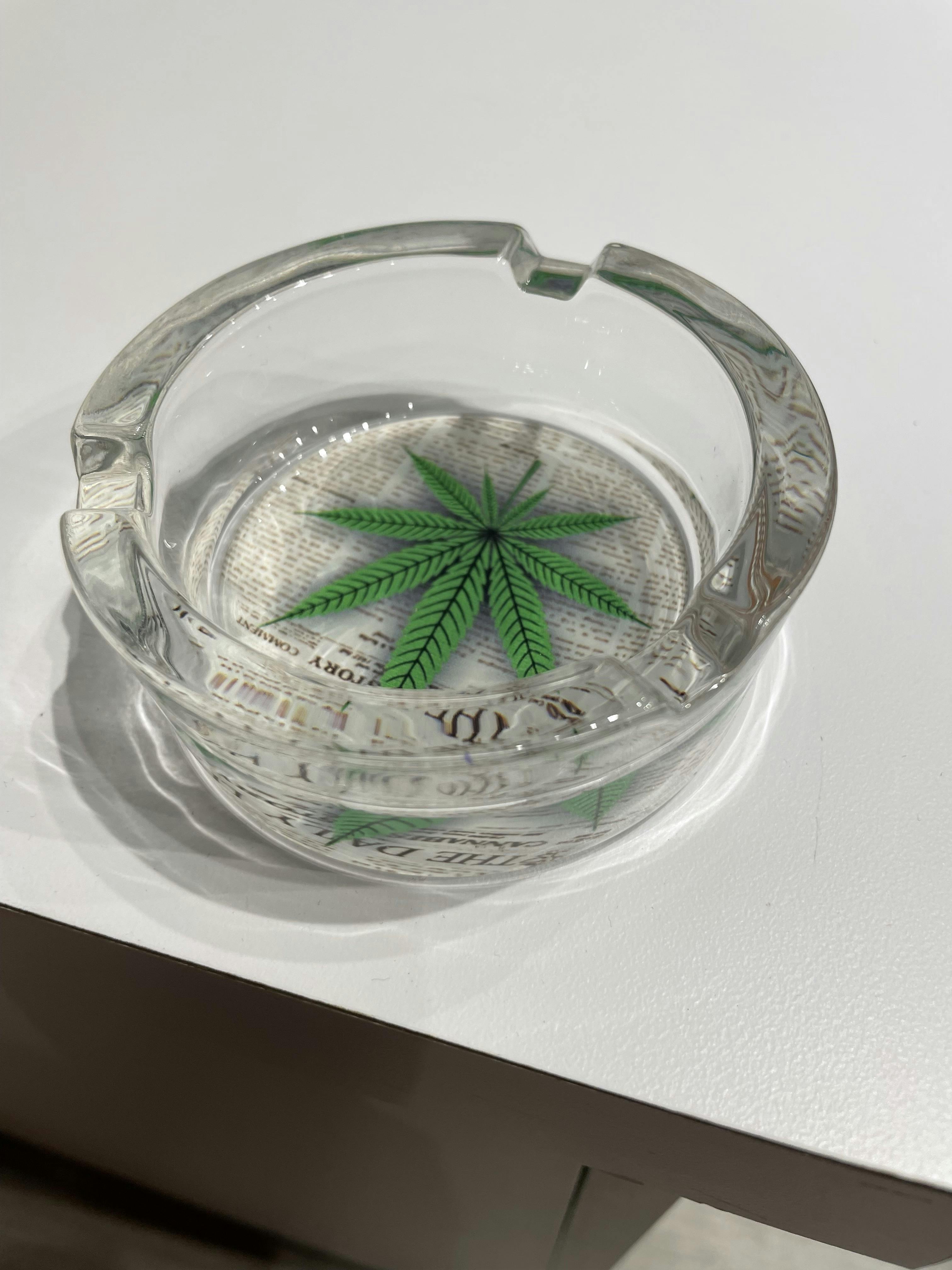 Ashtray - Glass Round | Accessories