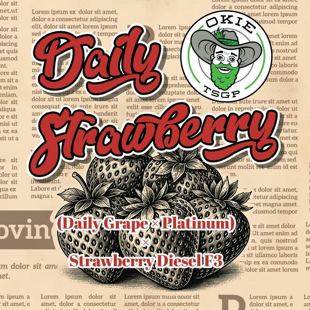 Daily Strawberry - Disposable Live Rosin Cart - 0.5g