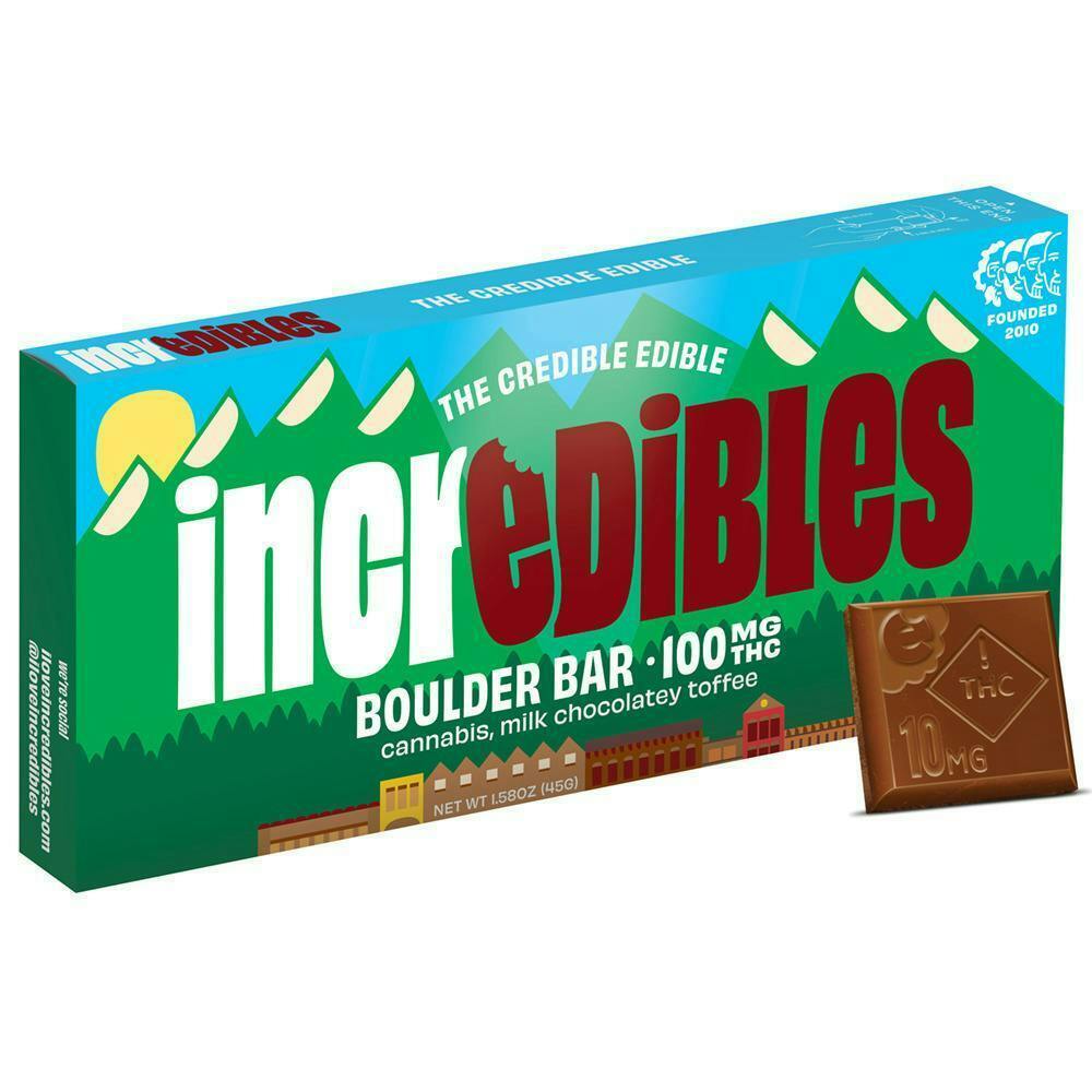Boulder Bar Chocolates | 100mg | 10ct | 10mg/ea