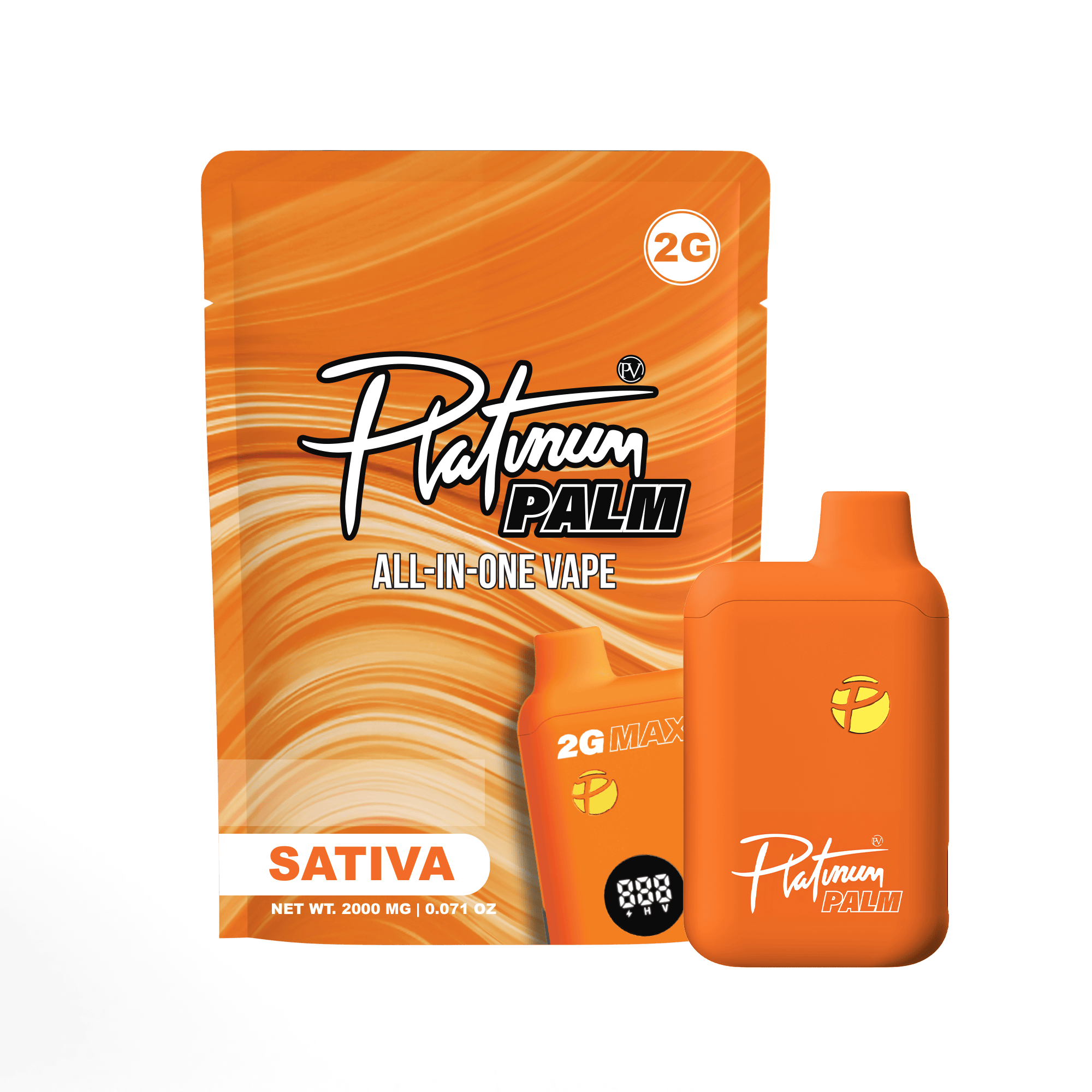 2G Palm - Lemon Drop (Sativa) by Platinum Vape