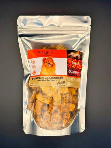 Wise Owl Apothecary - Pumpkin Cranberry - CBD Treats - 300mg - 3.6oz Bag |