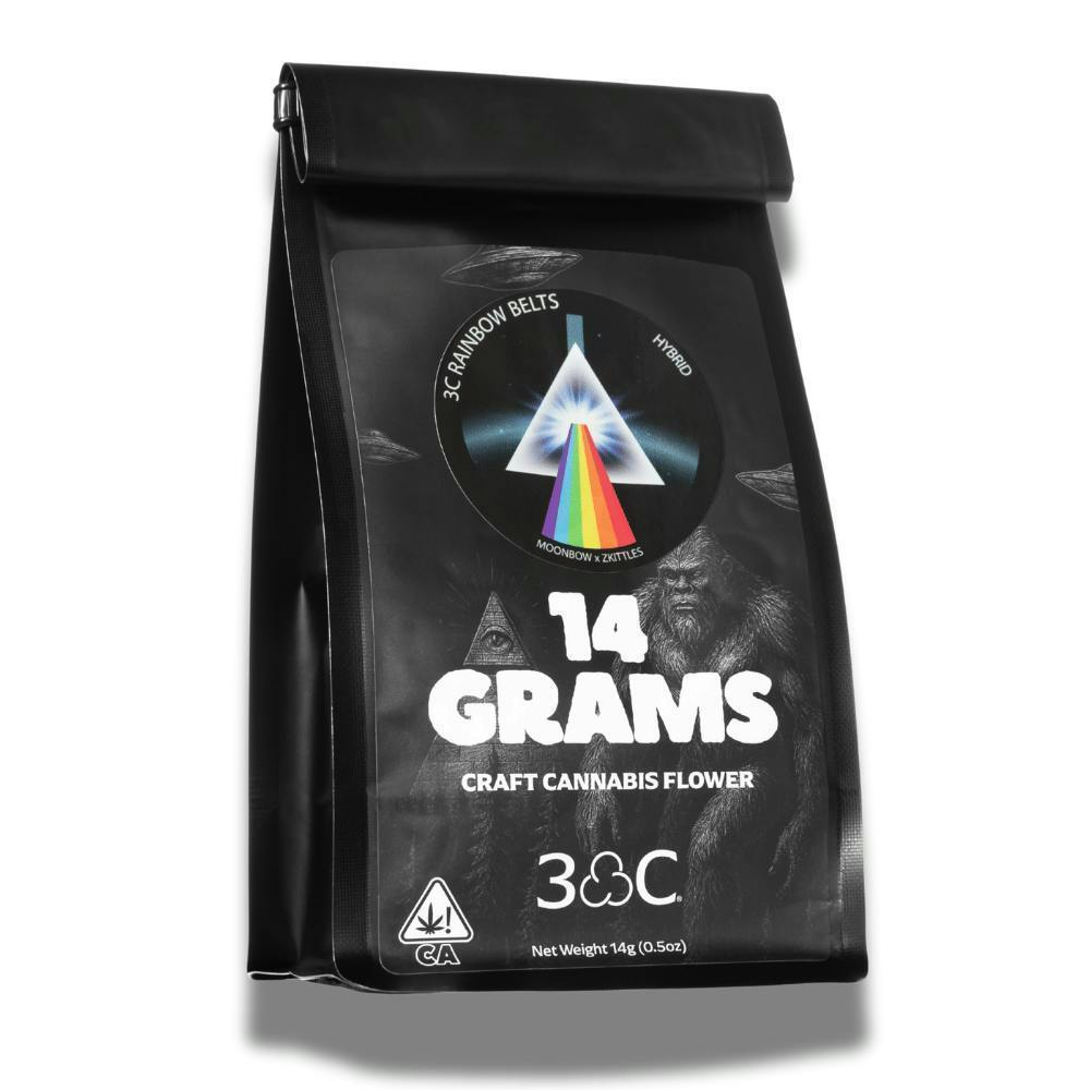3C | Rainbow Belts | 14 Gram Bag