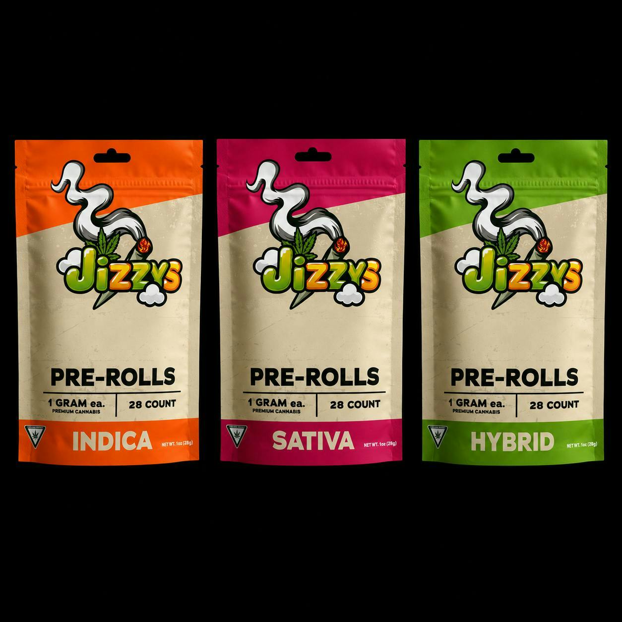 JIZZY | Platinum Lemon Cherry 28pk 1g Prerolls by Shatter House