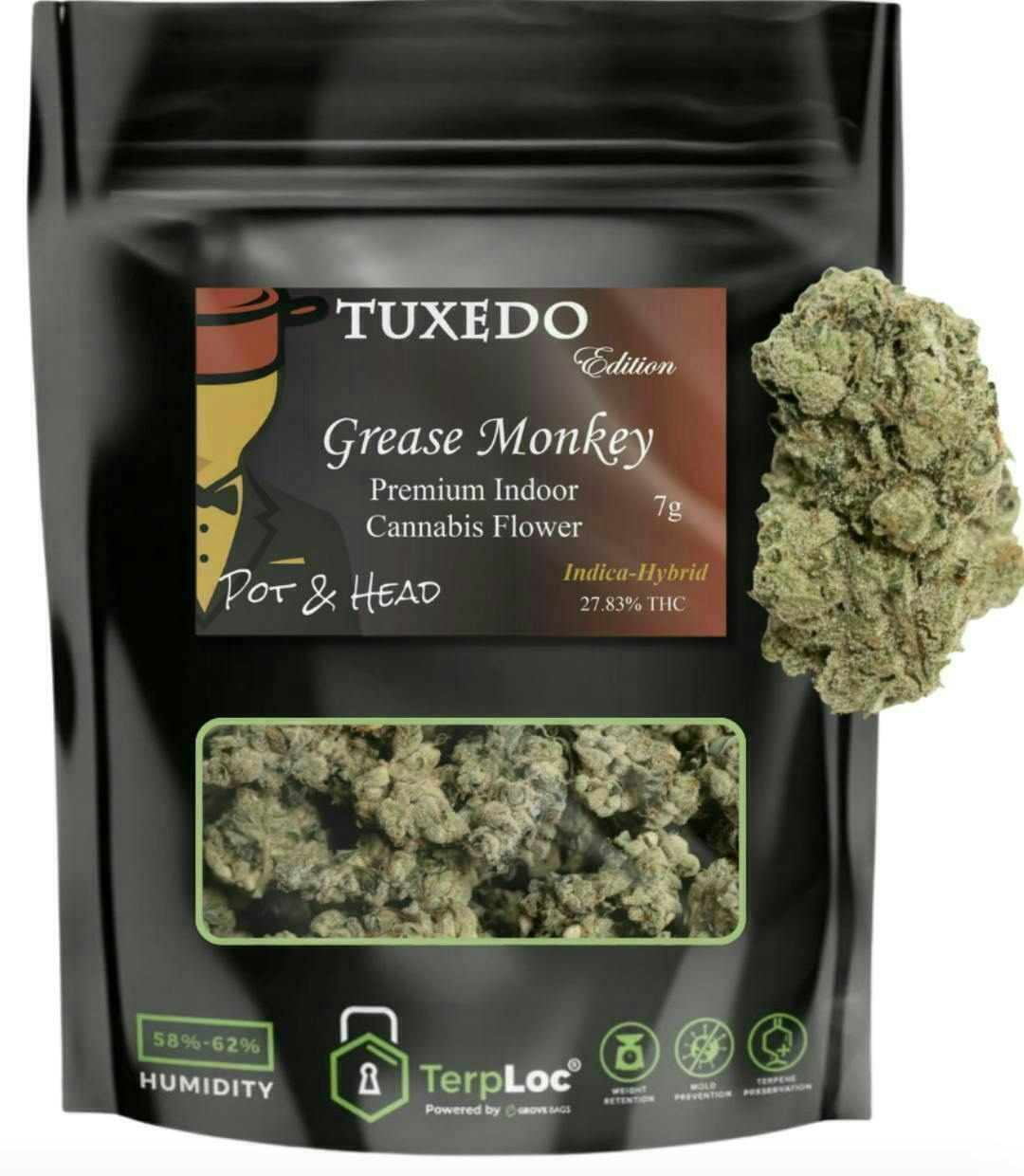 Tuxedo Edition | Grease Monkey | Buds | 7g by Pot & Head