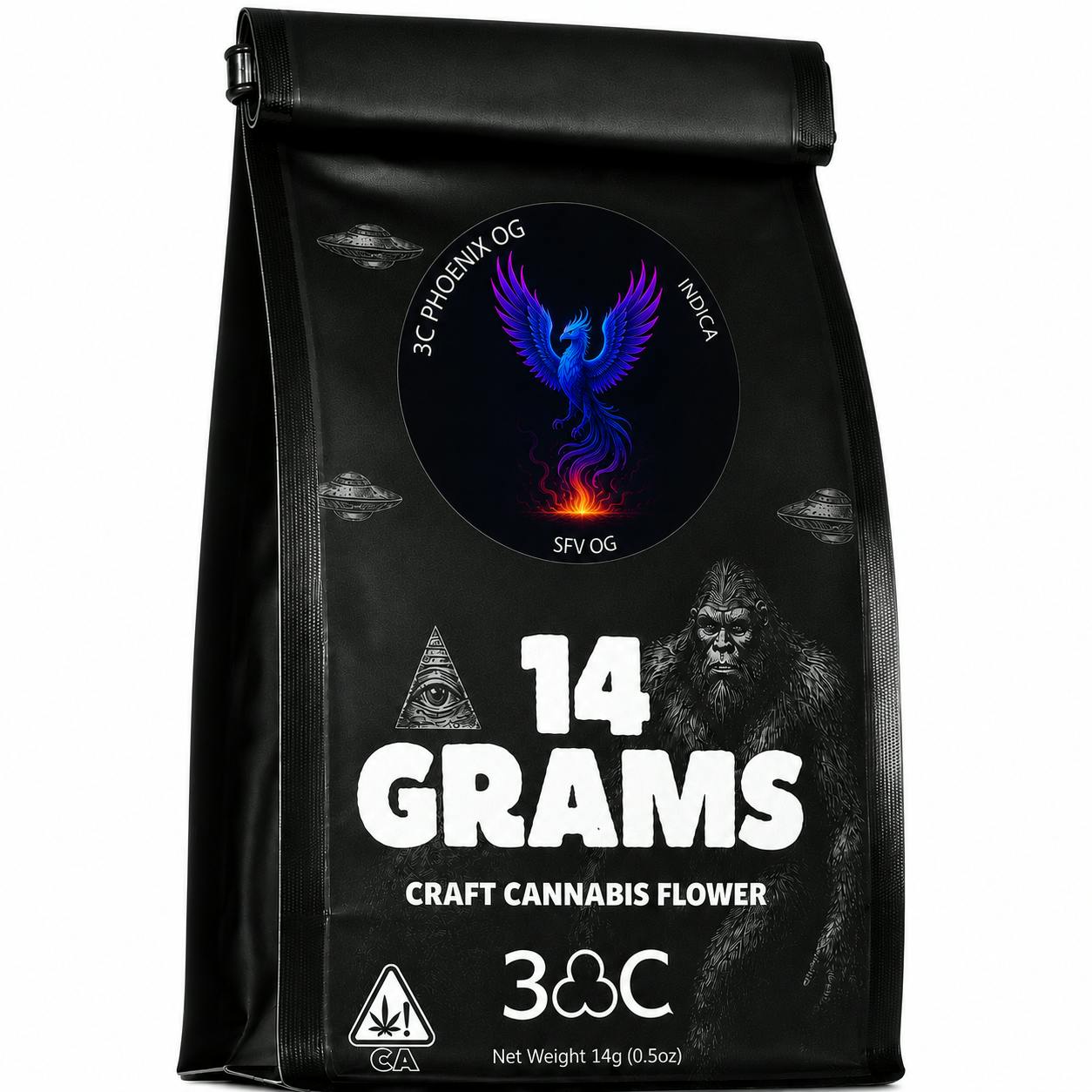 3C | Pheonix OG | 14 Gram Bag