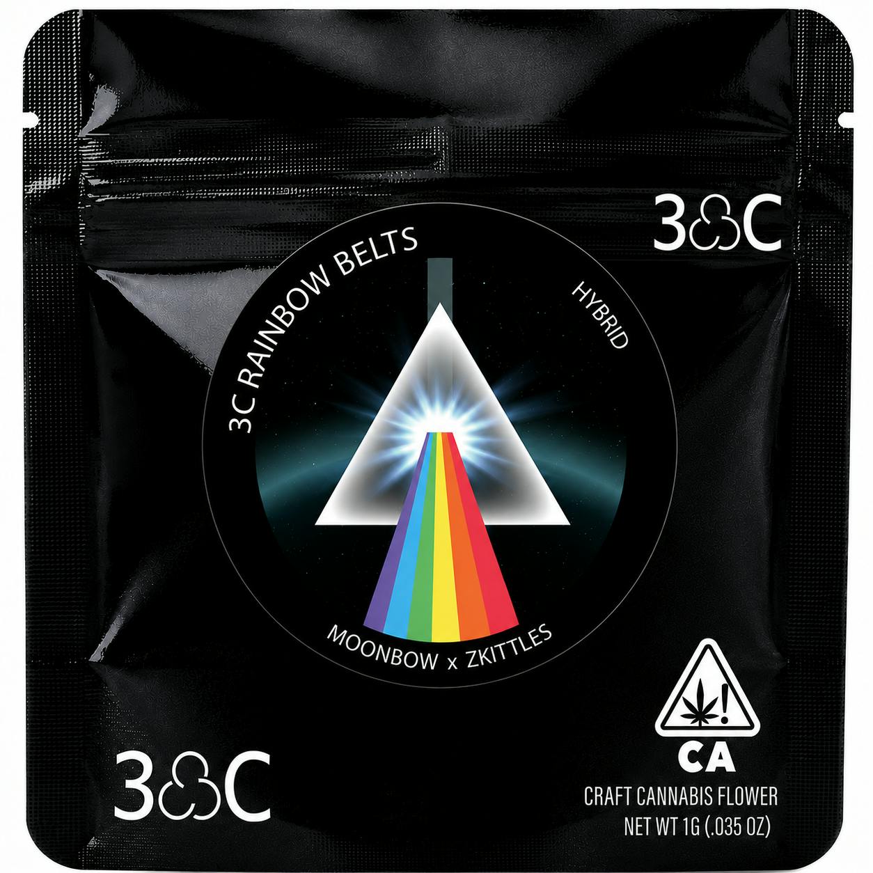 3C | Rainbow Belts | 1 Gram Pouch