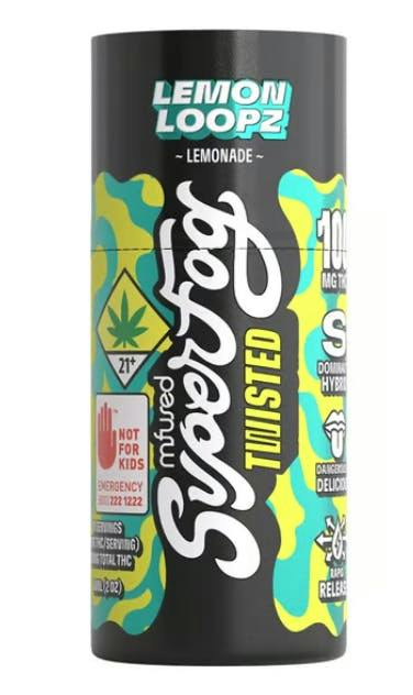 TWISTED | Lemon Loopz | Non-Carbonated | 100mg | 2 fl oz