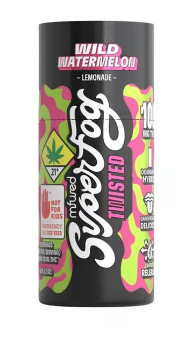 TWISTED | Wild Watermelon | Non-Carbonated | 100mg | 2 fl oz