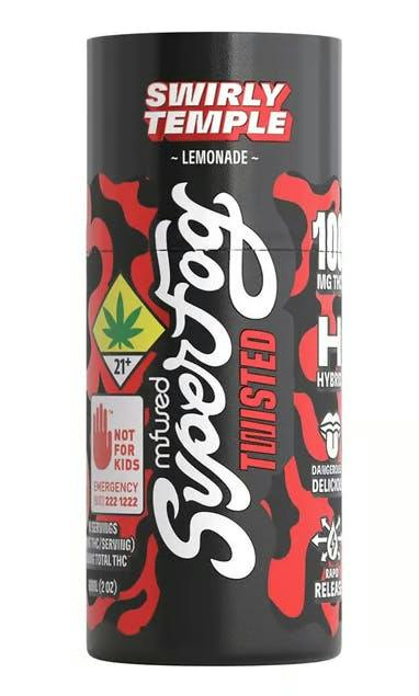 TWISTED | Swirly Temple | Non-Carbonated | 100mg | 2 fl oz