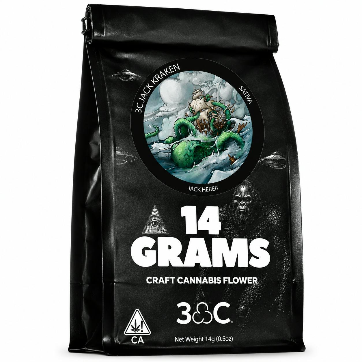 3C | Jack Kraken | 14 Gram Bag