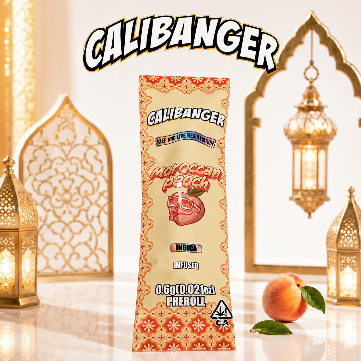 Calibanger Infused Pre-Roll Moroccan Peach 0.6 G