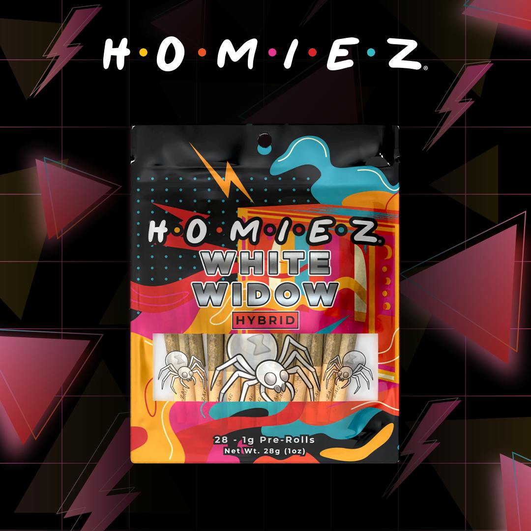 HOMIEZ | 28 Pack Pre-Rolls | White Widow by HOMIEZ