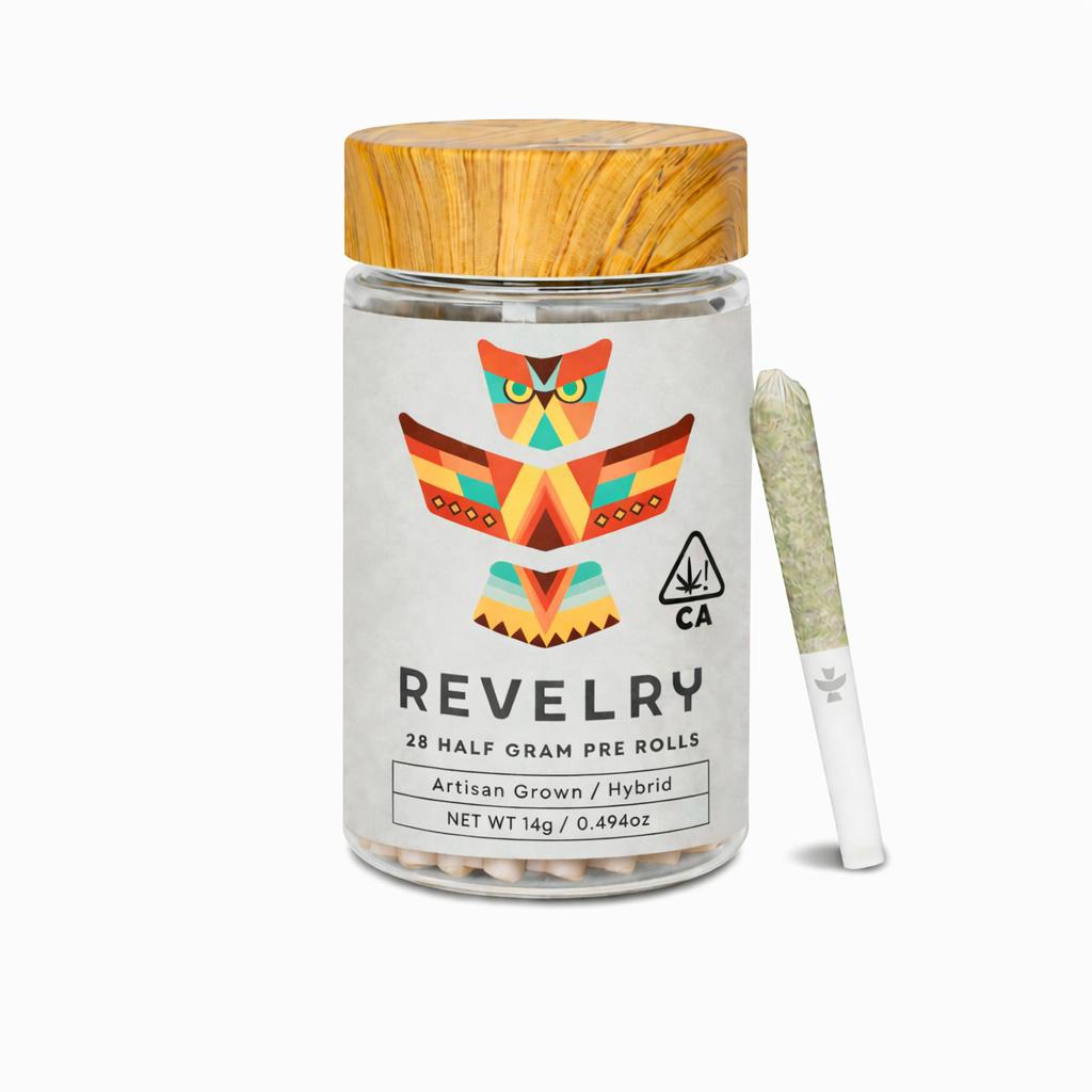 Revelry Herb Co | Golden Goat | Mini Pre-Rolls | 0.5g each | 28pk