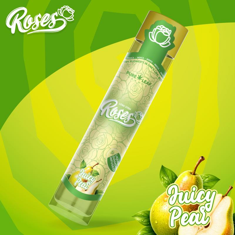 Long Stem | Juicy Pear | LQD Infused Joint | 1g by Roses
