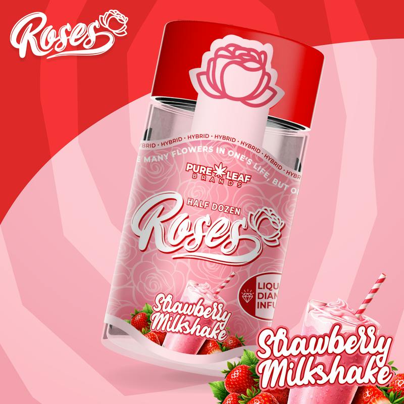 Strawberry Milkshake | LQD Infused Minis | 0.6g each | 6pk by Roses