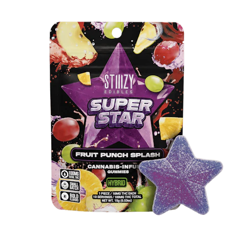 STIIIZY SUPER STAR Edibles - Fruit Punch Splash, Edibles