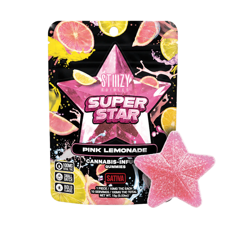 STIIIZY SUPER STAR Edibles - Pink Lemonade, Edibles