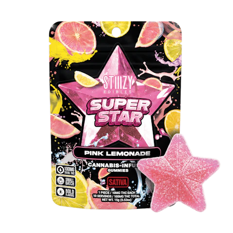 STIIIZY SUPER STAR Edibles - Pink Lemonade, Edibles