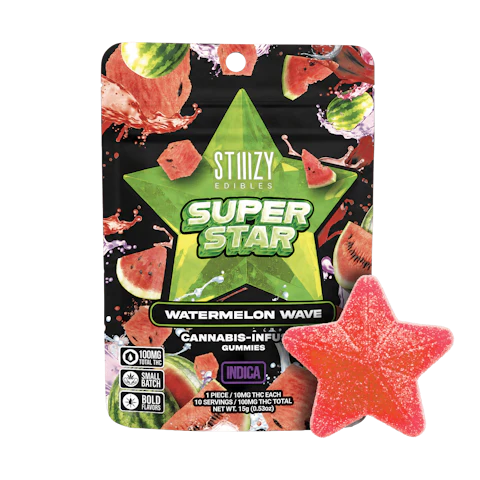 STIIIZY SUPER STAR Edibles - Watermelon Wave, Edibles