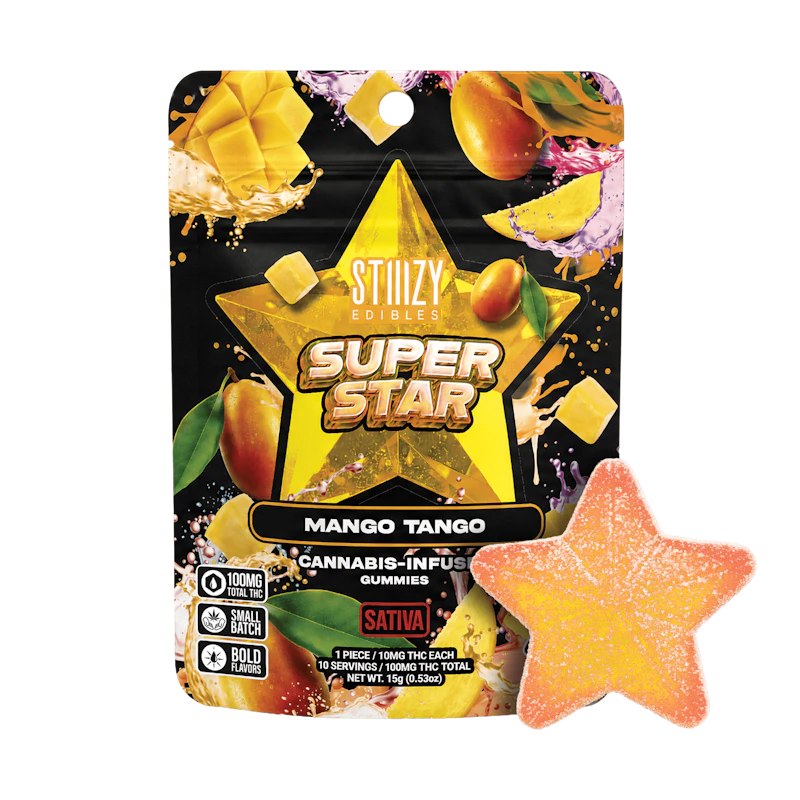STIIIZY SUPER STAR Edibles - Mango Tango, Edibles